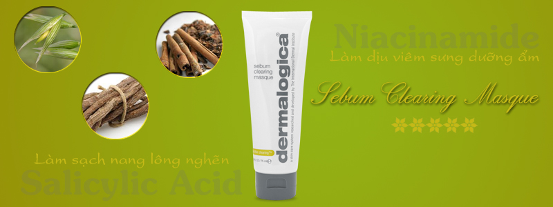 Mặt nạ Đất sét ngăn ngừa nổi mụn Sebum Clearing Masque