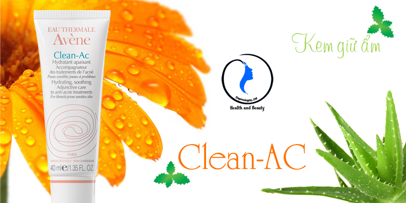 Kem giữ ẩm làm dịu da Clean-AC 40ml