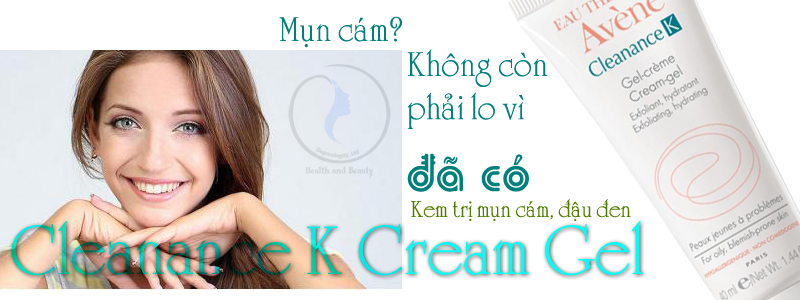 Kem ngừa mụn cám, mụn đầu đen Cleanance K Cream Gel 40ml