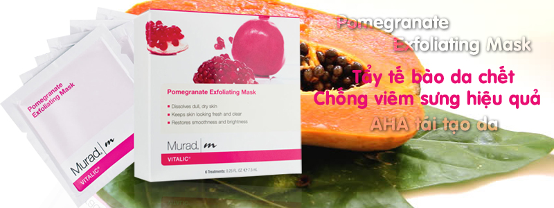 Mặt nạ trị mụn Pomegranate Exfoliating Mask