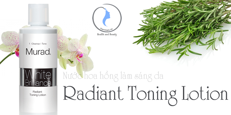 Nước hoa hồng khít chân lông Radiant Toning Lotion