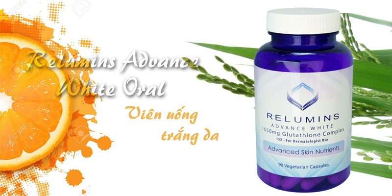 Viên uống trắng da Relumins Advance White Oral 90 viên