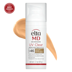 Lót chống nắng da mụn ELTAMD UV CLEAR BROAD-SPECTRUM SPF 46 Tinted