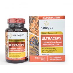 Viên uống Đông Trùng Hạ Thảo & 4 loại nấm linh chi Nanogize Ultraceps của Mỹ 60 viên