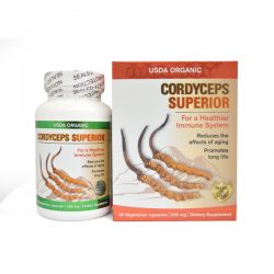 Viên uống ngăn ngừa lão hóa Đông trùng hạ thảo USDA Organic Cordyceps Superior 30 viên