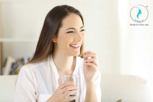 Hình. Sử dụng sản phẩm viên uống đã trở thành xu hướng cải thiện sức khỏe