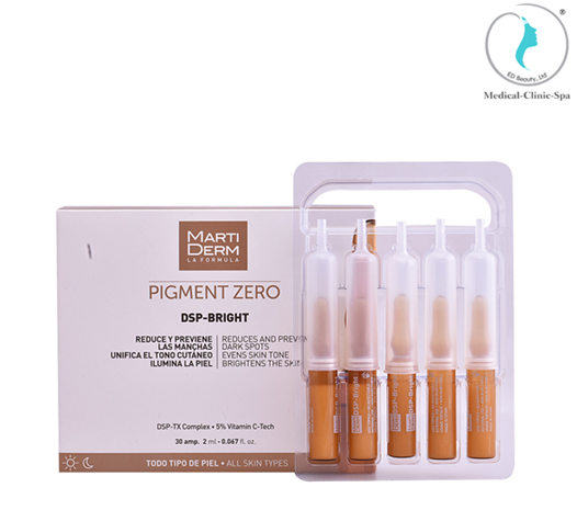 Tinh chất giảm Đốm Sắc Tố Martiderm Pigment Zero Dsp Bright Ampoules