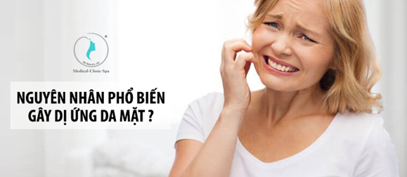 Hình. Những nguyên nhân phổ biến gây ra dị ứng da mặt
