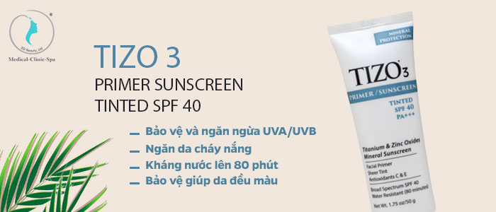 Công dụng kem chống nắng Tizo3 Facial Mineral Sunscreen Tinted SPF 40