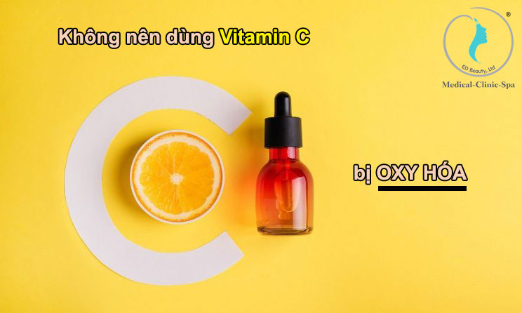 Không nên dùng Serum Vitamin đã bị oxy hóa