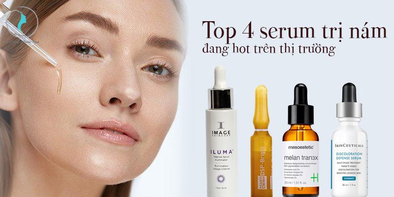 4 loại serum nổi bật trong làng skincare