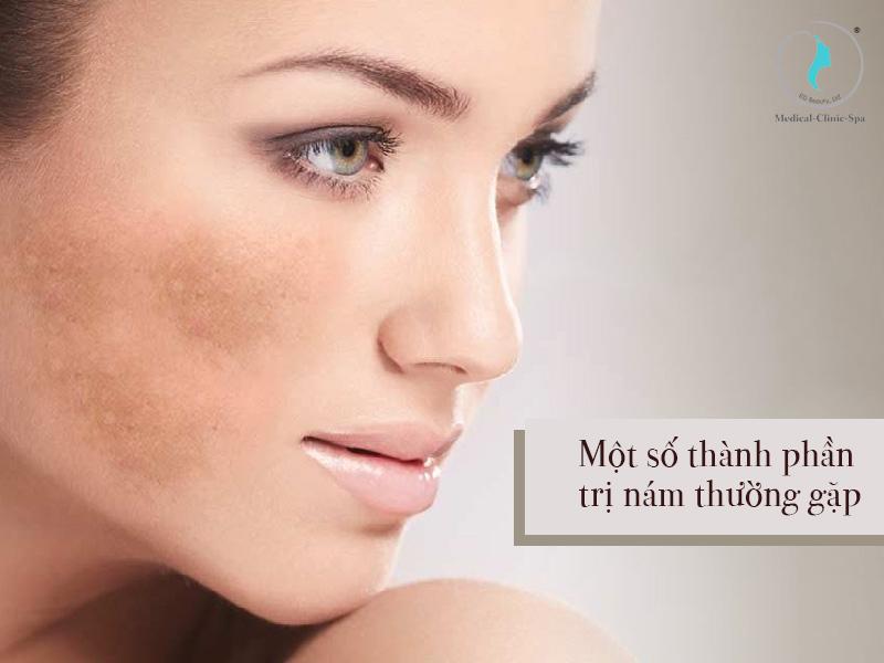 Một số thành phần trị nám thường gặp