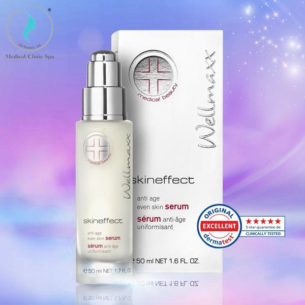 Wellmaxx Skin Effect Anti - Age Even Skin Serum đạt chứng nhận 5 sao từ Dermatest