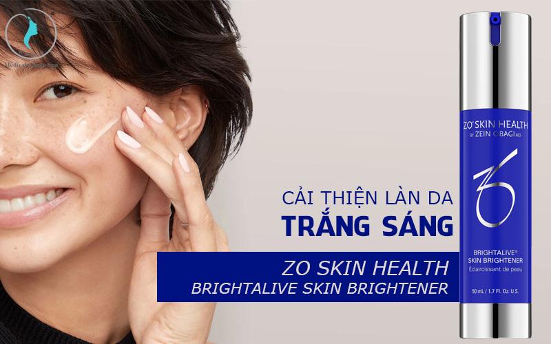 CẢI THIỆN LÀN DA TRẮNG SÁNG VỚI ZO BRIGHTALIVE SKIN BRIGHTENER