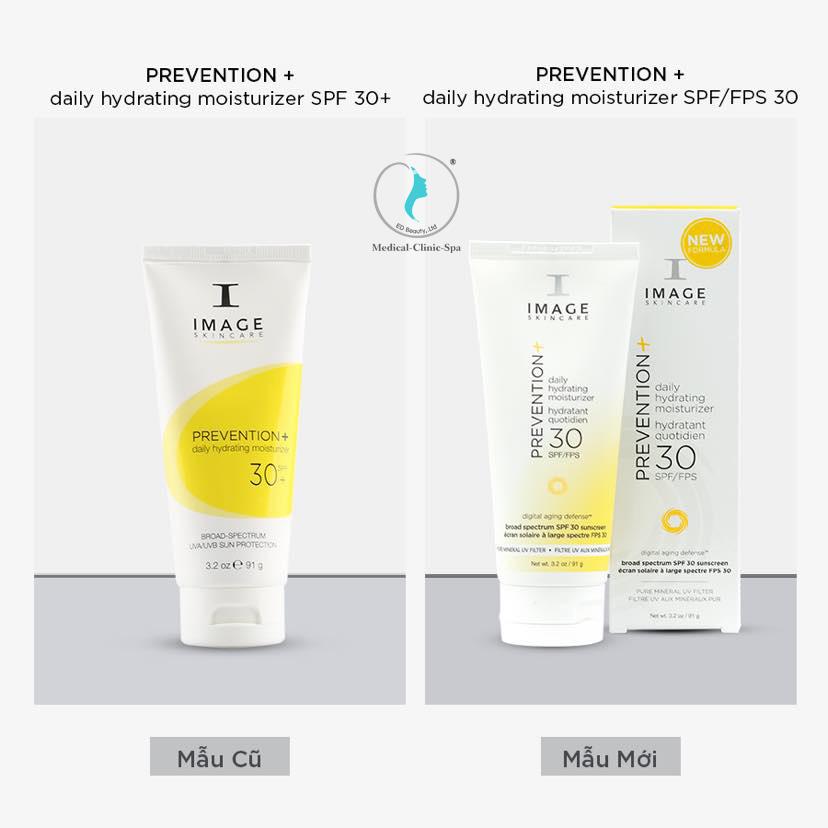 PREVENTION+ Daily Hydrating Moisturizer SPF 30+ mẫu cũ và mẫu mới