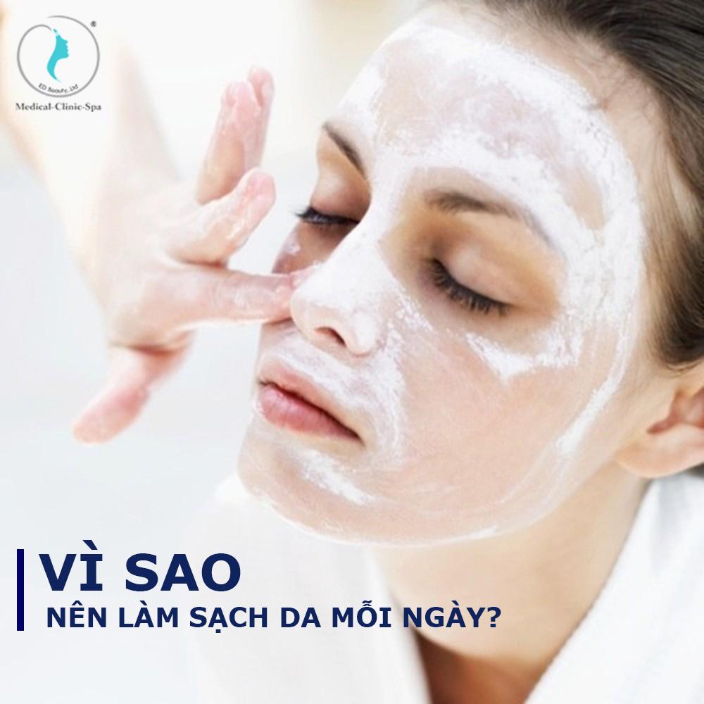 Làm sạch da mỗi ngày giúp hạn chế mụn hiệu quả