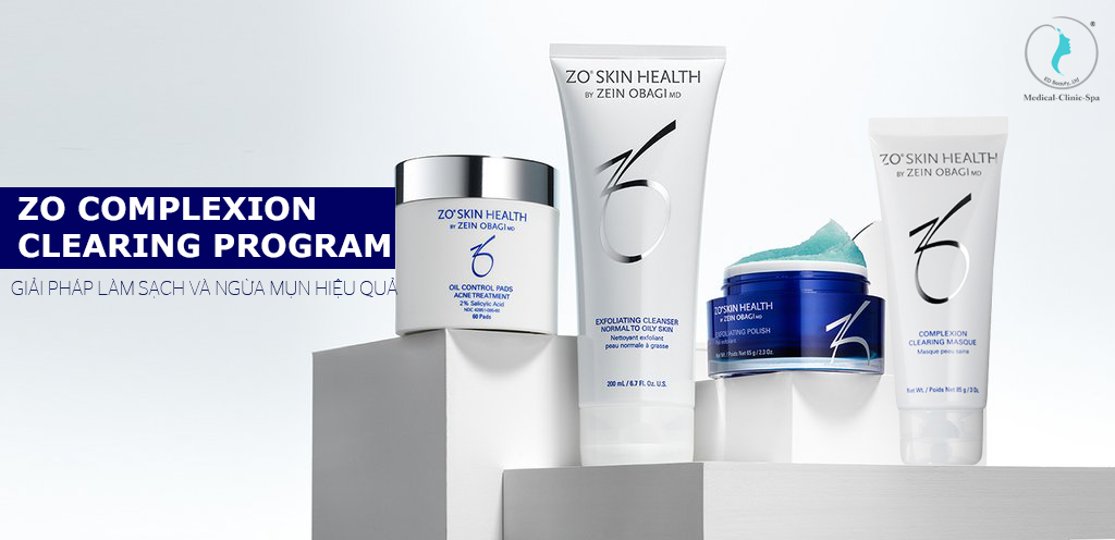Zo Complexion Clearing Program giải pháp làm sạch và ngừa mụn hiệu quả