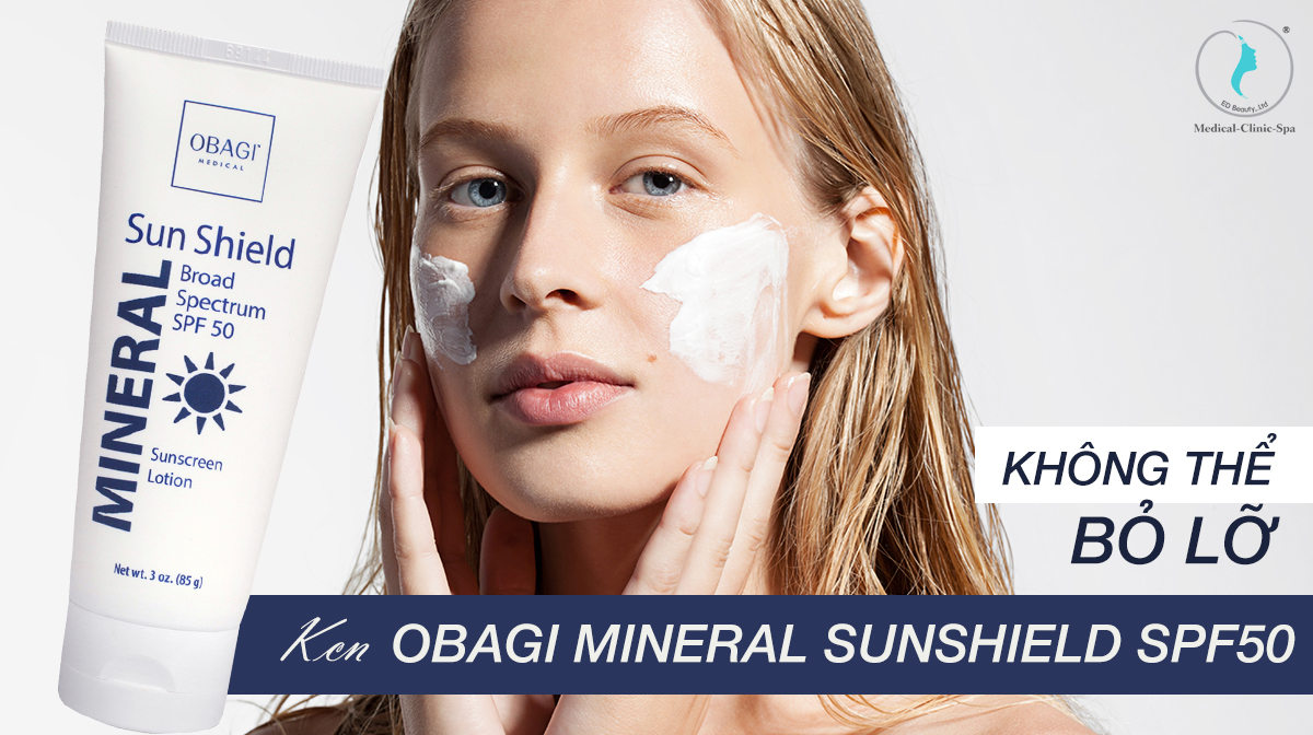 Không thể bỏ lỡ kem chống nắng Obagi Mineral Sunshield trong mùa hè này