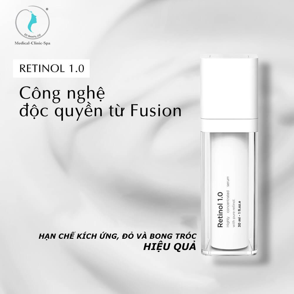 Fusion Retinol hạn chế kích ứng, đỏ và bong tróc hiệu quả