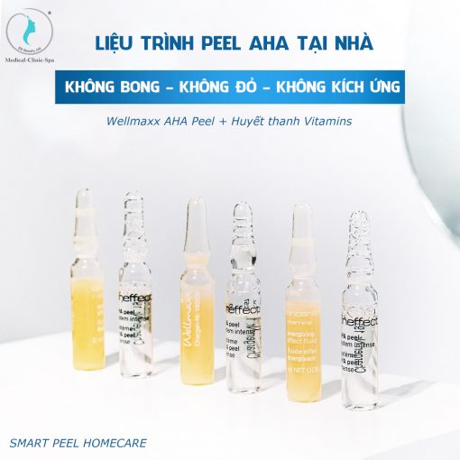 Liệu trình peel AHA tại nhà không bong - không đỏ - không kích ứng