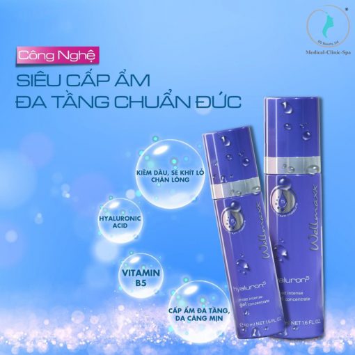 Wellmaxx HA B5 Gel chứa đầy đủ 3 yếu tố cần thiết cho một làn da ẩm mượt