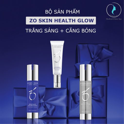 Bộ sản phẩm ZO Skin Health Glow chăm sóc da trắng sáng căng bóng ngay tại nhà