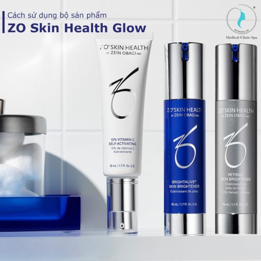 Cách sử dụng bộ sản phẩm ZO Skin Health Glow