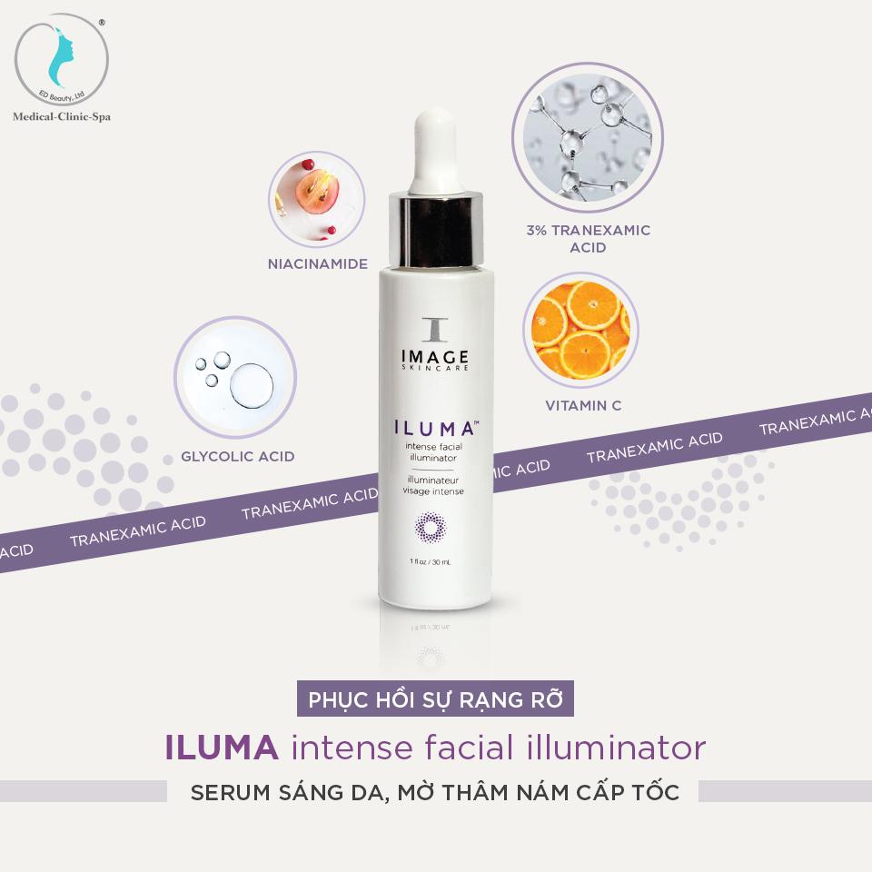 ILUMA Intense Facial Illuminator Serum kết hợp Vitamin C với Tranexamic Acid và Niacinamide