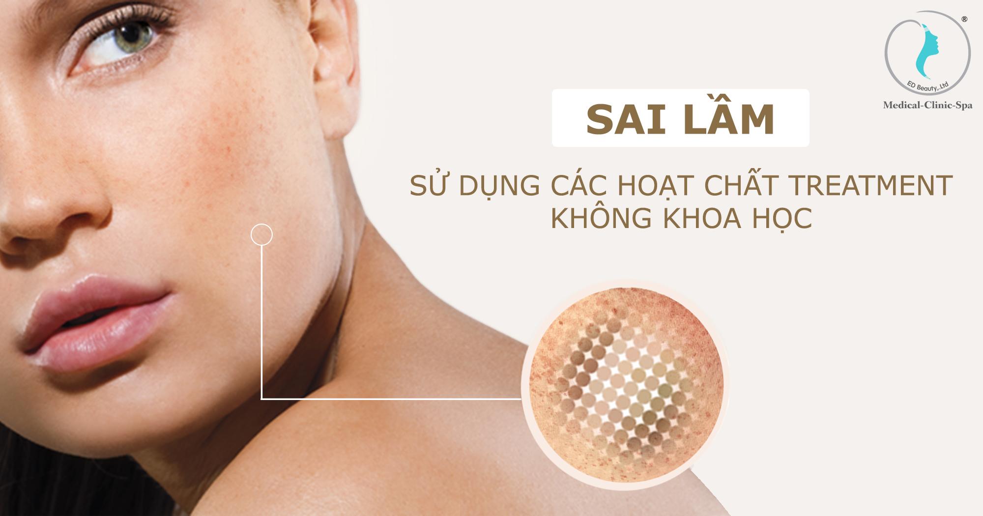 Sai lầm khi điều trị nám tại nhà là tin vào phương pháp phản khoa học
