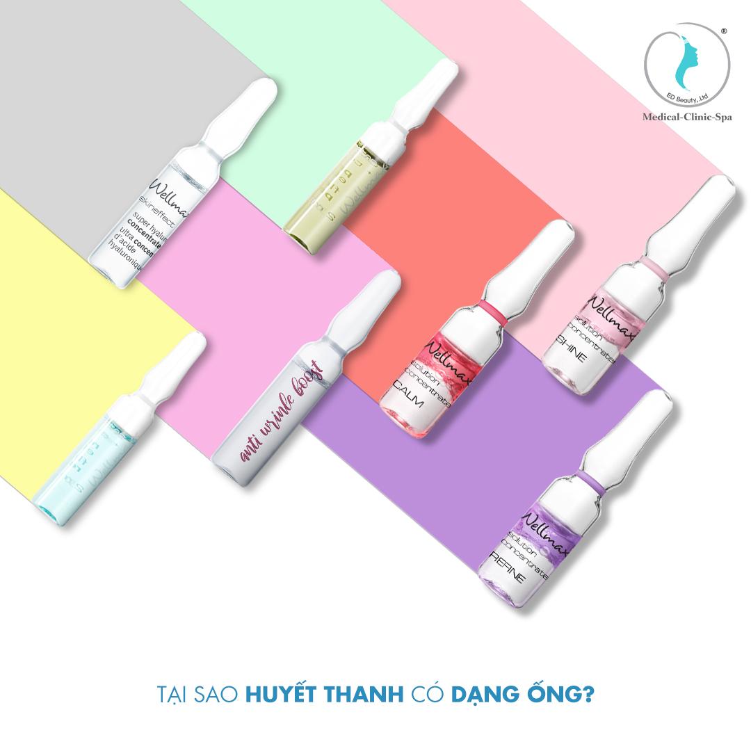 Vì sao huyết thanh Wellmaxx bảo quản dưới dạng ống?