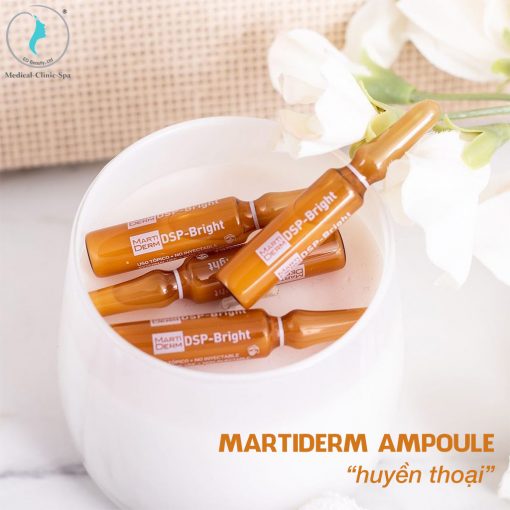 Sản phẩm Martiderm nổi tiếng với ống Ampoule “huyền thoại” trong thế giới làm đẹp