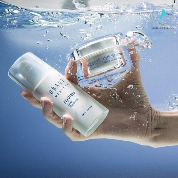 Kem cấp ẩm Obagi Hydrate cho làn da đang dùng hoạt chất Re và Tre