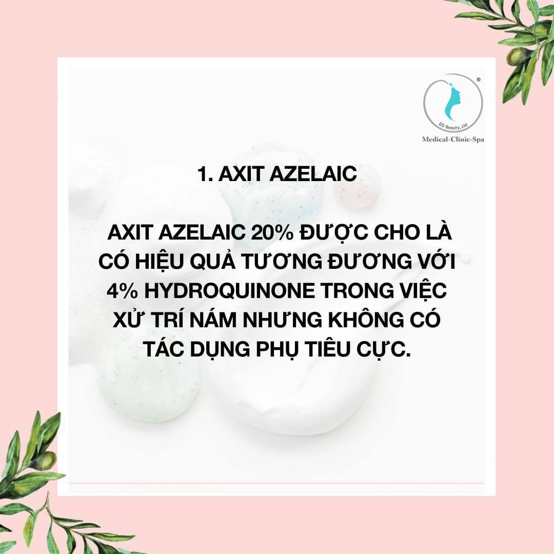 Thành phần Axit Azelaic cải thiện sắc tố da, nám, tàn nhang