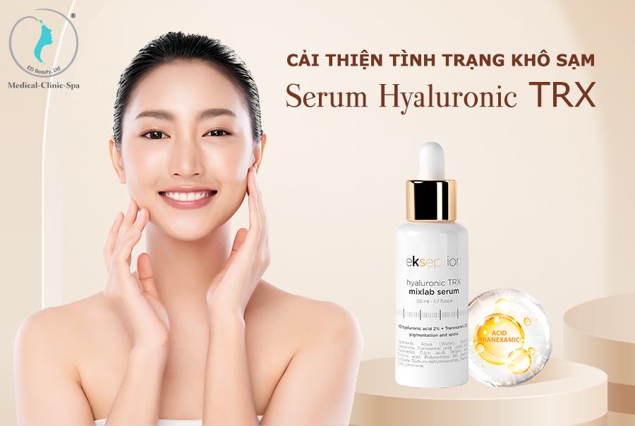 serum Hyaluronic TRX trong chăm sóc da