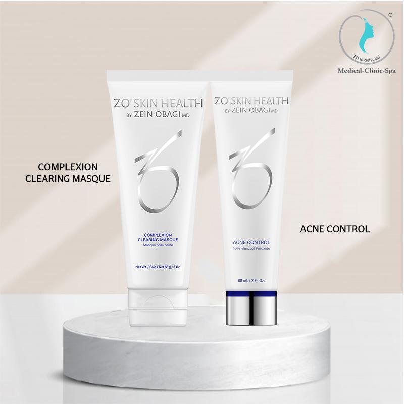 Kết hợp Sulfur và Benzoyl Peroxide trong chu trình ZO Skin Health