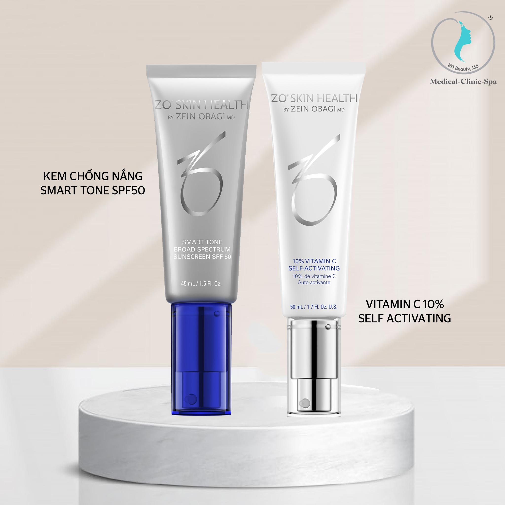 Kết hợp Vitamin C và kem chống nắng trong chu trình ZO Skin Health