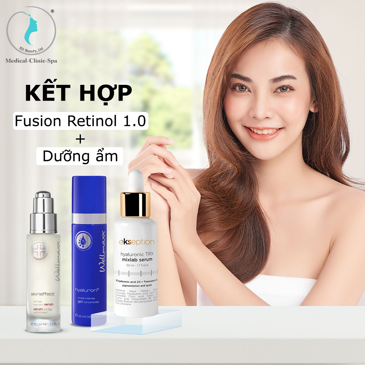 Kết hợp Fusion Retinol 1.0 với dưỡng ẩm phù hợp