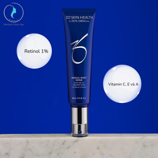 Bảng thành phần hoàn hảo của ZO Radical Night Repair