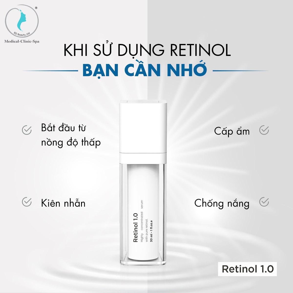 Khi sử dụng Fusion Retinol 1.0, bạn cần nhờ điều gì?