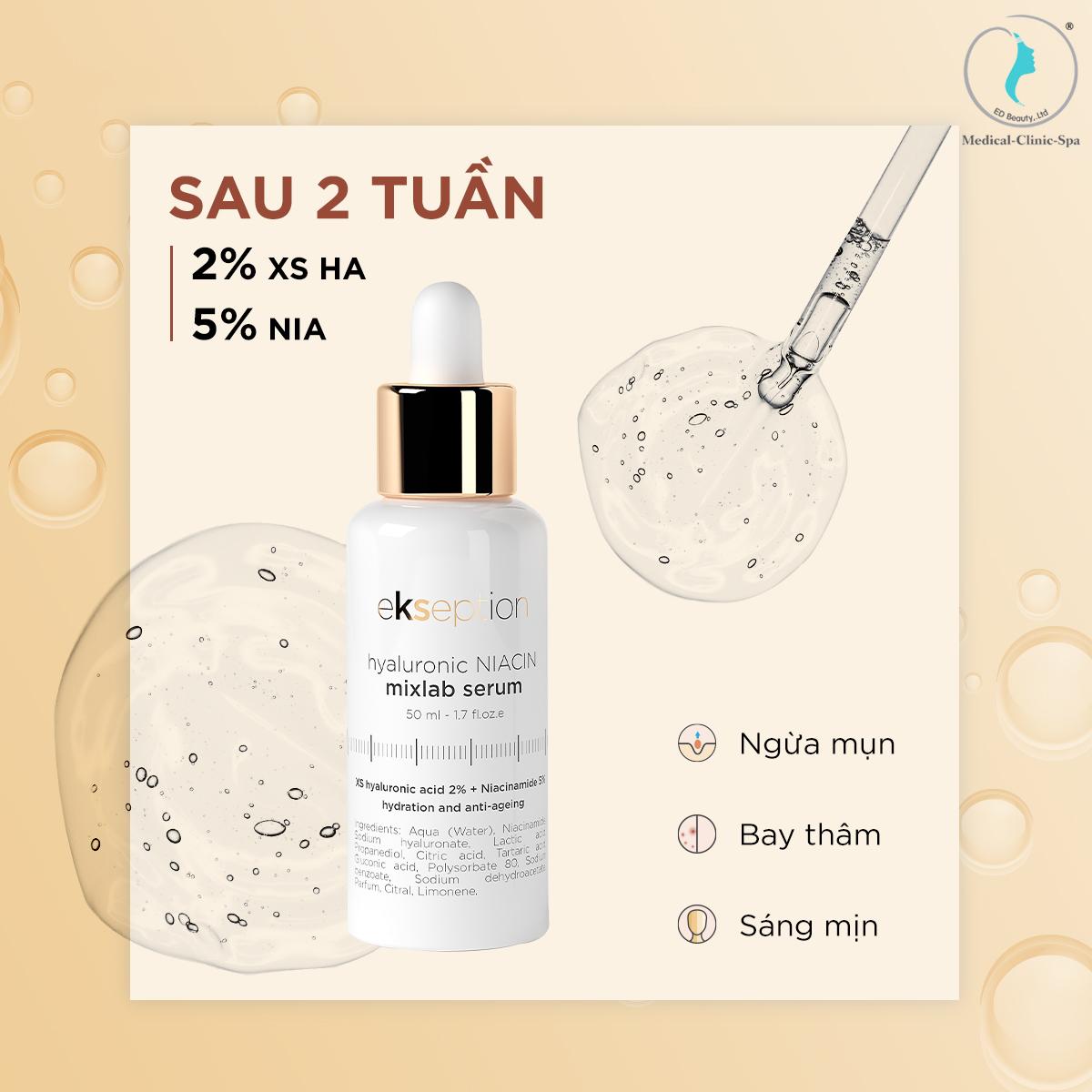 Khám phá bảng thành phần của Ekseption Niacin Serum
