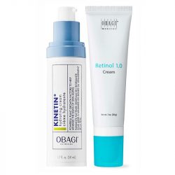Combo trẻ hóa phục hồi da Obagi Retinol 1.0 và Obagi Kinetin+ Hydrating Cream