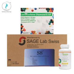 Bộ truyền trắng da S8 SAGE Lab Swiss và viên uống Nugen Premium Glutathione