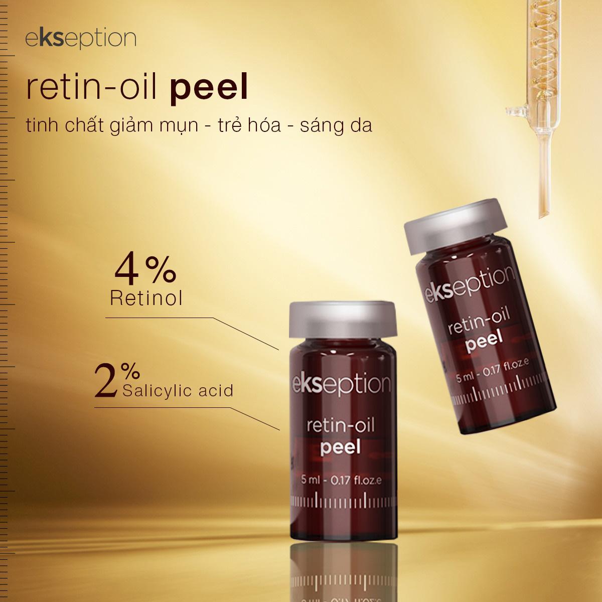 Dung dịch giảm mụn - trẻ hóa - sáng da Ekseption Retin-Oil Peel