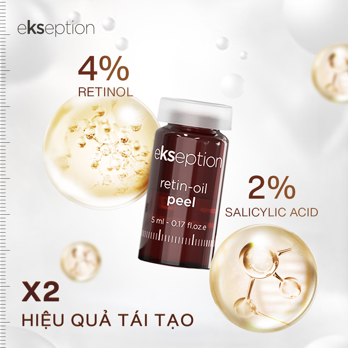 Dung dịch căng bóng da Ekseption Retin-oil Peel