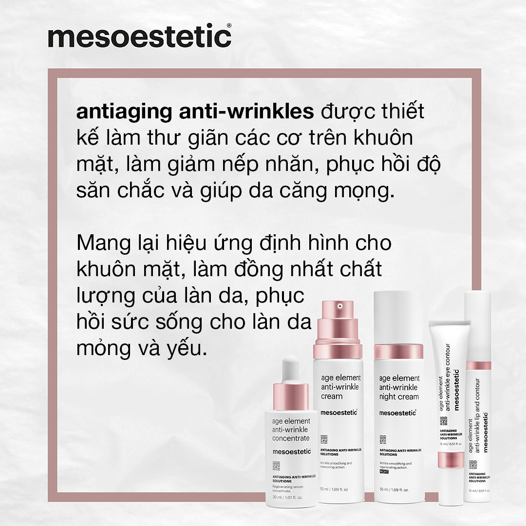 Dòng Mesoestetic Age Element Firming