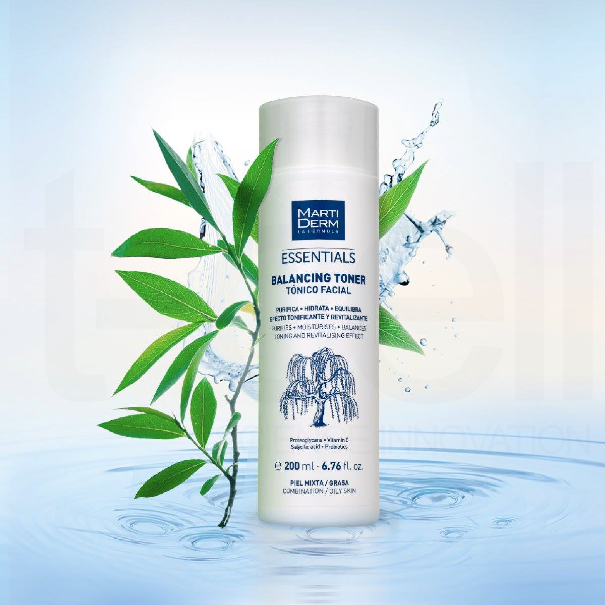 Nước cân bằng Martiderm Balancing Toner là giải pháp làm sạch cho da dầu mụn