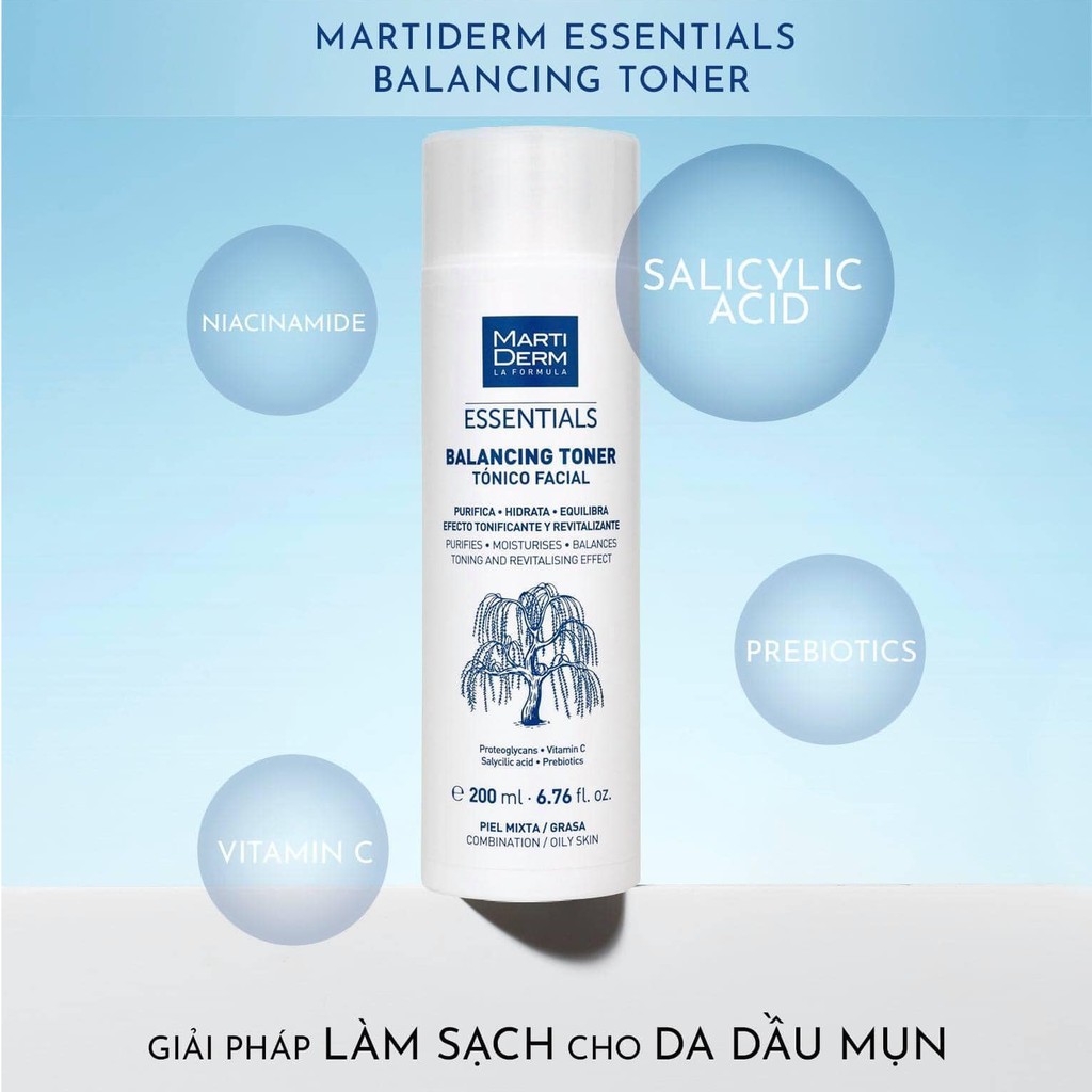 Thành phần của nước cân bằng Martiderm Balancing Toner