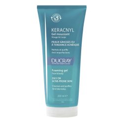Gel rửa mặt sạch bã nhờn kháng viêm da Ducray Keracnyl Gel Moussant