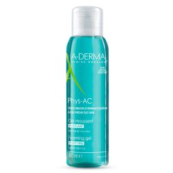 Gel rửa mặt A-Derma Phys-AC Purifying Foaming Gel dành cho da dầu mụn, dễ kích ứng