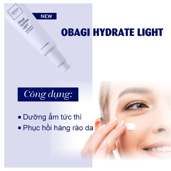 Công dụng Obagi Hydrate Light Weightless Gel Cream